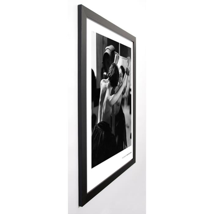 COIGNY Image encadrée Le Miroir 67x87 cm Gris