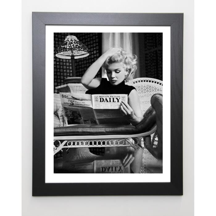 FEINGERSH Image encadrée Marilyn Monroe, Motion Picture - 47x57 cm - Gris