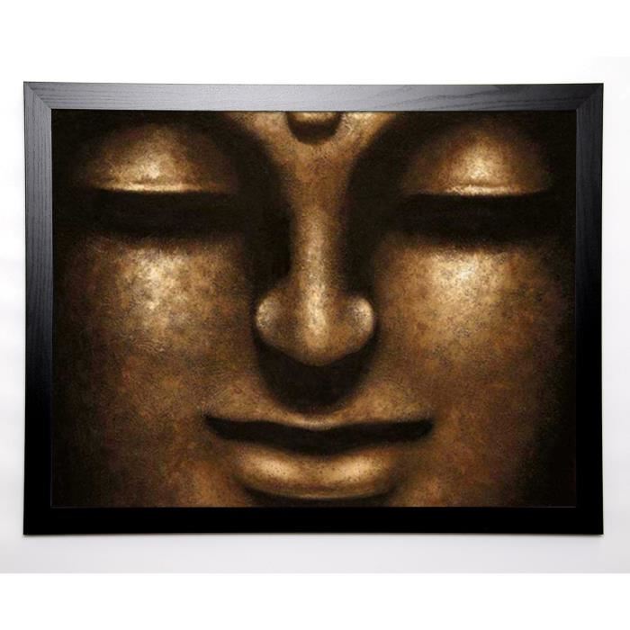 GALERIE Image encadrée Buddha (Mahayana) 67x87 cm Marron