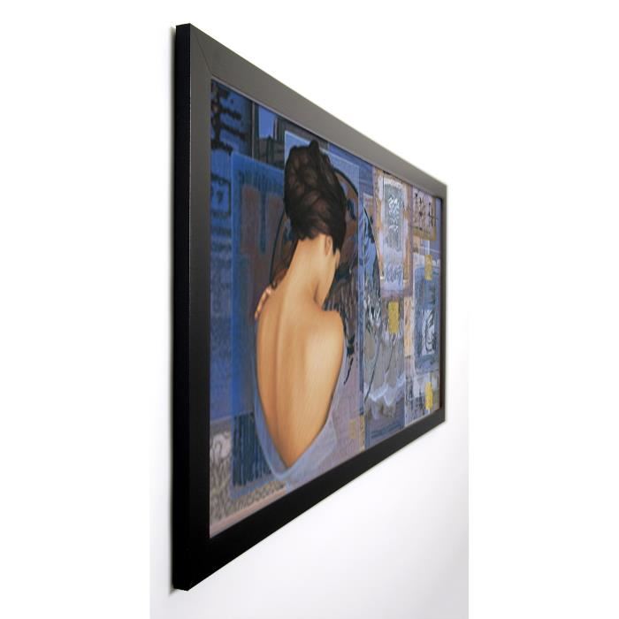 GRAUX DAVID Image encadrée Bleu a l'âme 57x107 cm Bleu