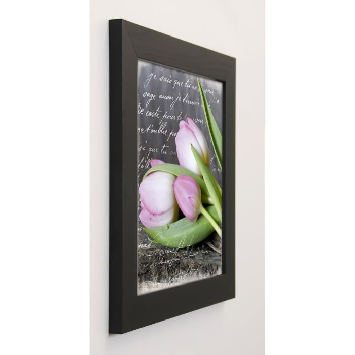 HAASE Image encadrée Poetry Tulips 37x37 cm Rose