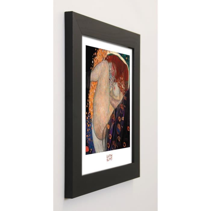 KLIMT Image encadrée Danae 37x37 cm Multicolore