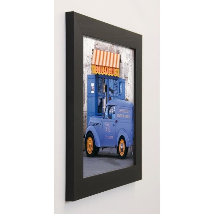 LAUTIER JULIEN Image encadrée La Juva 4 bleue 37x37 cm Bleu