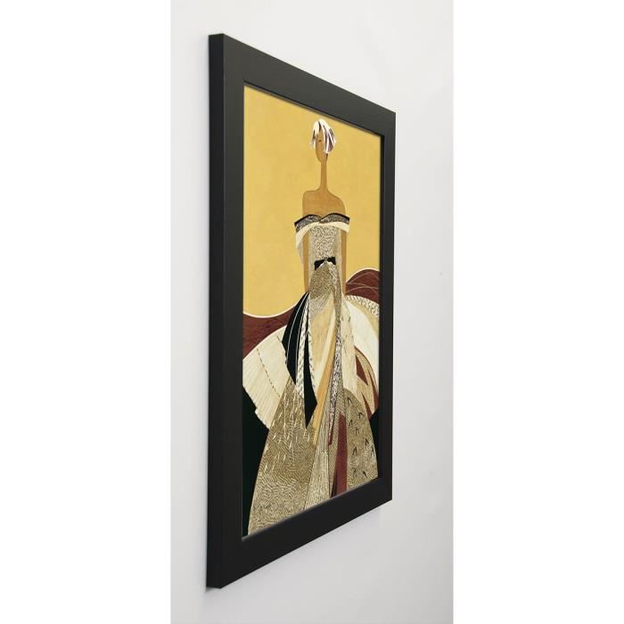 LoeSCH ELISABETH Image encadrée Léa 47x57 cm Jaune