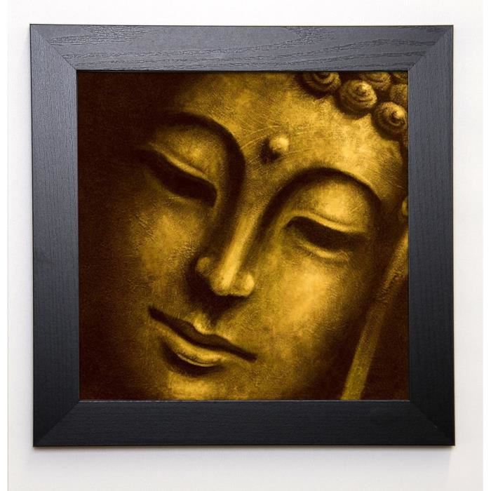 MAHAYANA Image encadrée Gautama I 37x37 cm Or