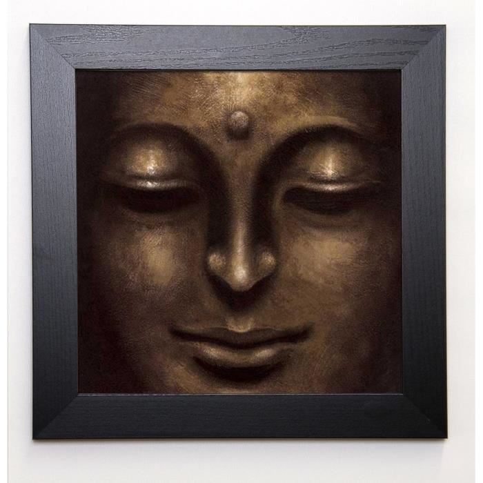 MAHAYANA Image encadrée Gautama II 37x37 cm Gris