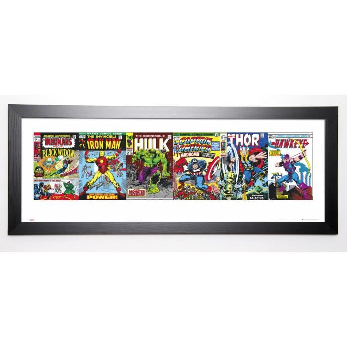 MARVEL Image encadrée Avengers 40x102 cm Multicolore