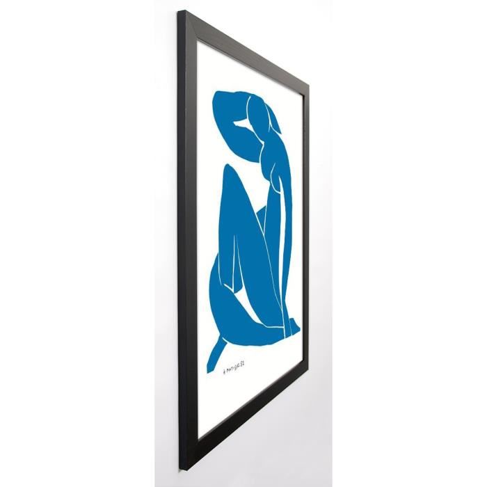 MATISSE Image encadrée Nu Bleu II 67x87 cm Bleu