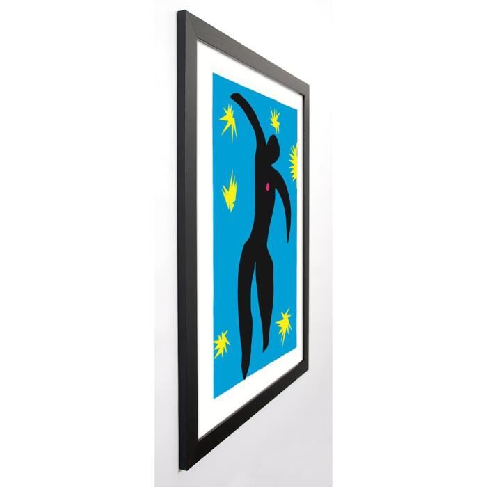 MATISSE Image encadrée Jazz Icarus 1943 67x87 cm Bleu