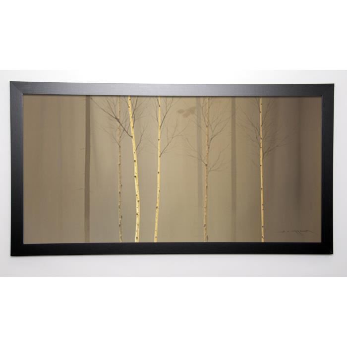 MITCHELL Image encadrée Winterely Wood 57x107 cm Beige