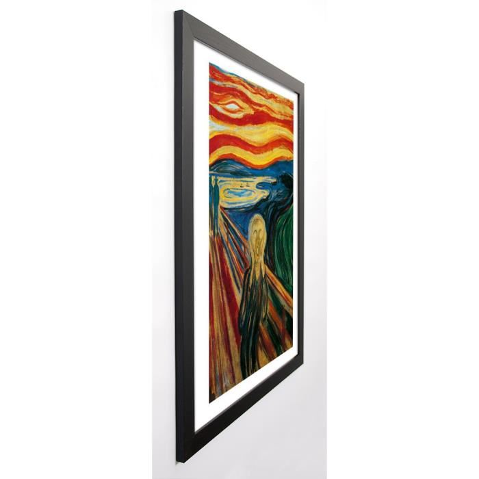 MUNCH Image encadrée The Scream 67x87 cm Multicolore