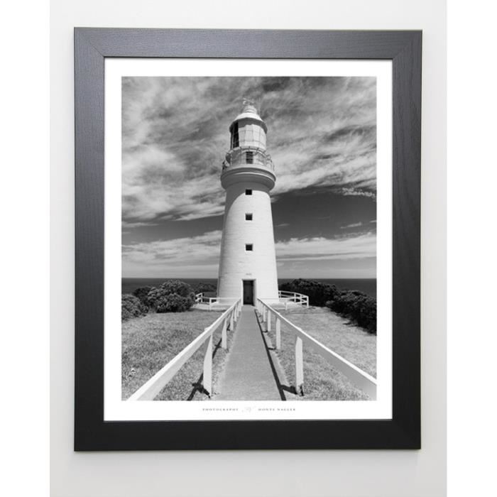 NAGLER Image encadrée Lighthouse, Port Campbell - 47x57 cm - Gris