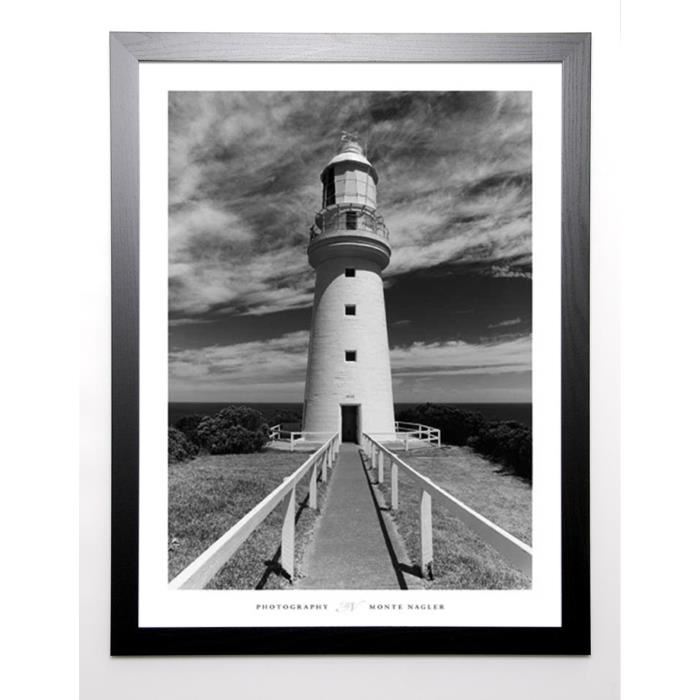 NAGLER Image encadrée Lighthouse, Port Campbell 67x87 cm Gris