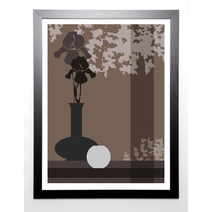 PARRY Image encadrée Silhouettes II 67x87 cm Marron