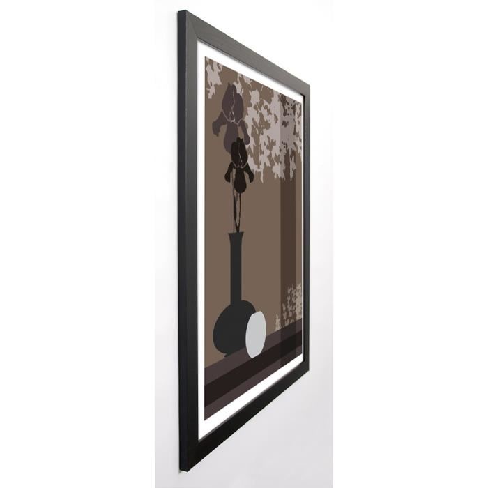 PARRY Image encadrée Silhouettes II 67x87 cm Marron