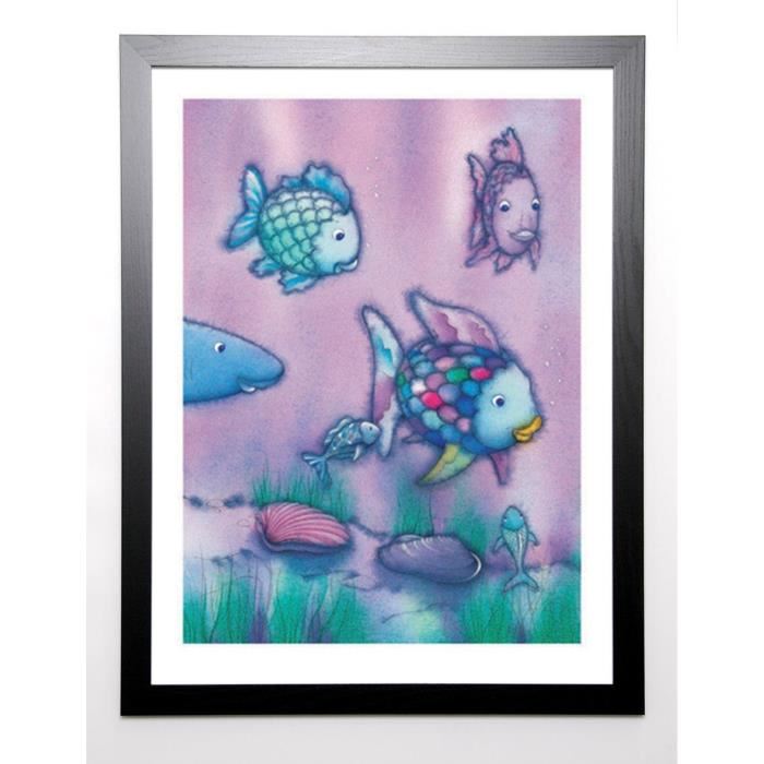 PFISTER Image encadrée The Rainbow Fish II 67x87 cm Violet