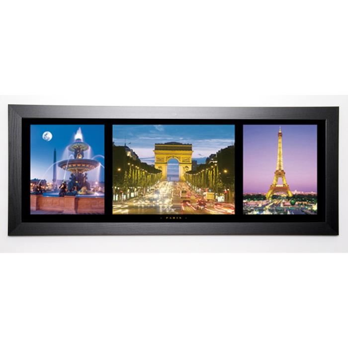 PHOTOGRAPHY COLLECTION Image encadrée Paris 40x102 cm Multicolore