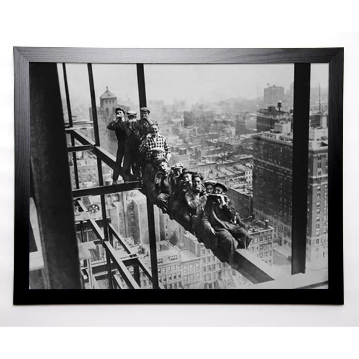 PHOTOGRAPHY COLLECTION Image encadrée Life on Top 67x87 cm Gris