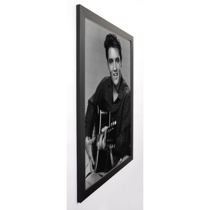 PHOTOGRAPHY COLLECTION Image encadrée Elvis Presley, Love me Tender 67x87 cm Gris