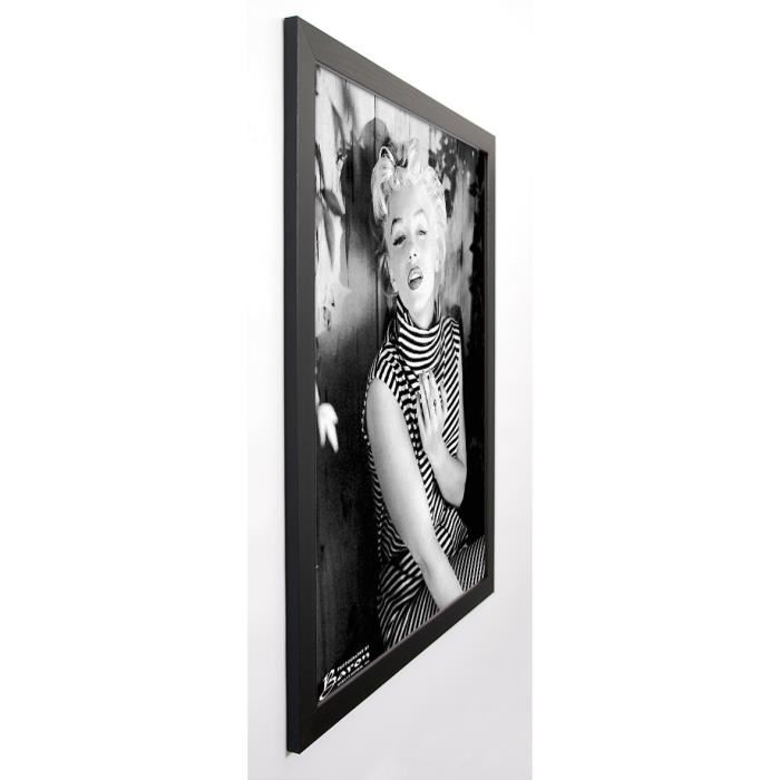 PHOTOGRAPHY COLLECTION Image encadrée Marilyn Monroe 67x87 cm Noir