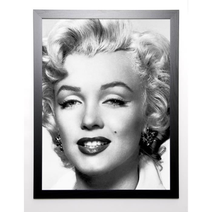 PHOTOGRAPHY COLLECTION Image encadrée Marilyn Monroe Portrait 67x87 cm Gris