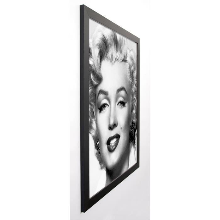 PHOTOGRAPHY COLLECTION Image encadrée Marilyn Monroe Portrait 67x87 cm Gris