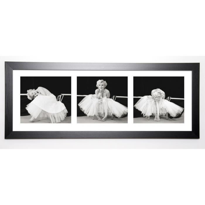 PHOTOGRAPHY COLLECTION Image encadrée Marilyn Monroe 40x102 cm Gris