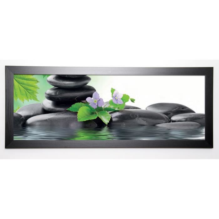 PHOTOGRAPHY COLLECTION Image encadrée Spa Concept 2 40x102 cm Vert