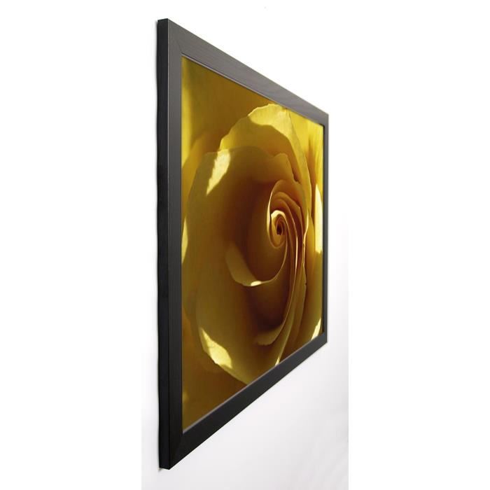 PINSARD Image encadrée Yellow Rose 67x87 cm Jaune