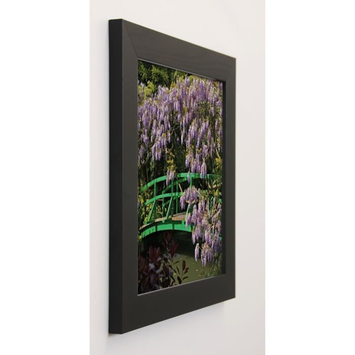 PINSARD LAURENT Image encadrée Jardin de Monet a Giverny III 37x37 cm Violet