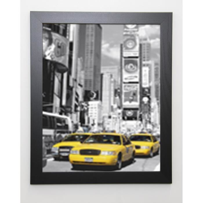 PRISMA Image encadrée Times Square I - 47x57 cm - Jaune