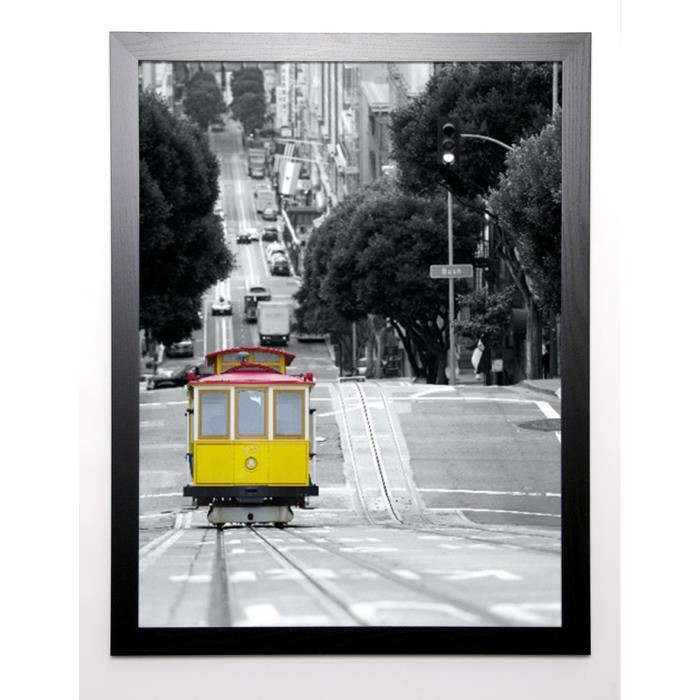 PRISMA Image encadrée Cablecar in San Francisco 67x87 cm Multicolore