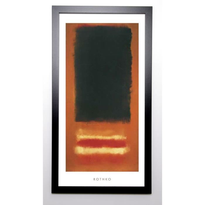 ROTHKO Image encadrée Untitled 1950 57x107 cm Multicolore