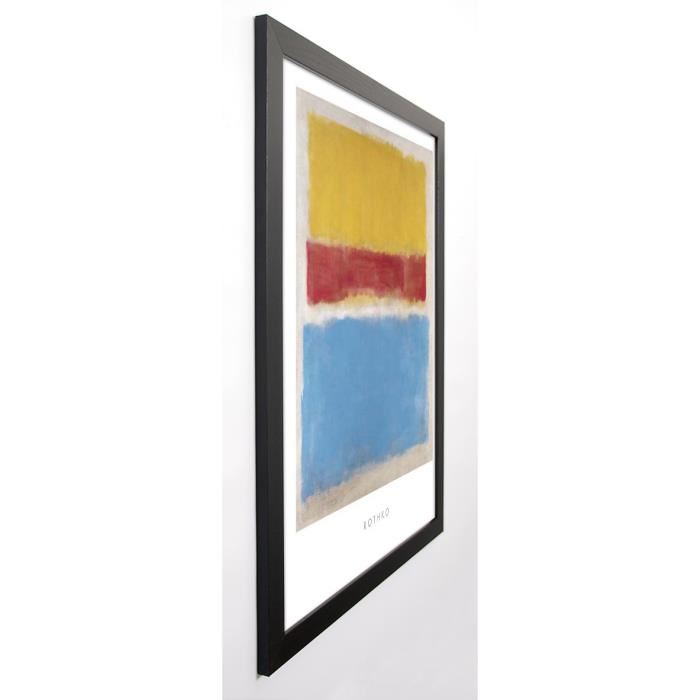 ROTHKO Image encadrée Untitled (Yellow Red & Blue) 67x87 cm Multicolore