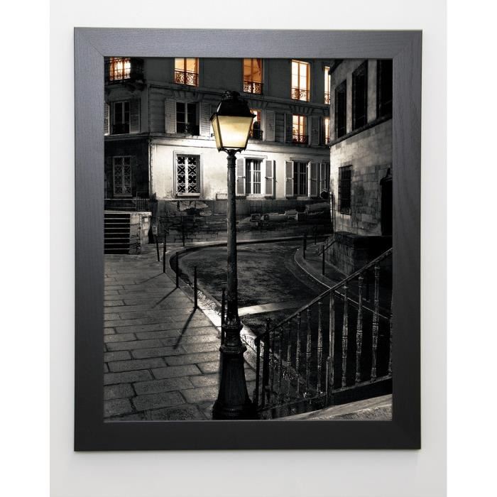 SANTAMARIA DANIEL Image encadrée Le Vieux Paris - 47x57 cm - Gris