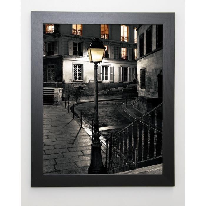 SANTAMARIA DANIEL Image encadrée Le Vieux Paris - 47x57 cm - Gris