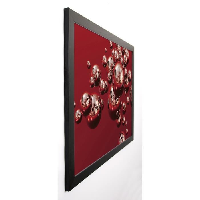 SCOBIE Image encadrée Chromium Echoes 67x87 cm Rouge