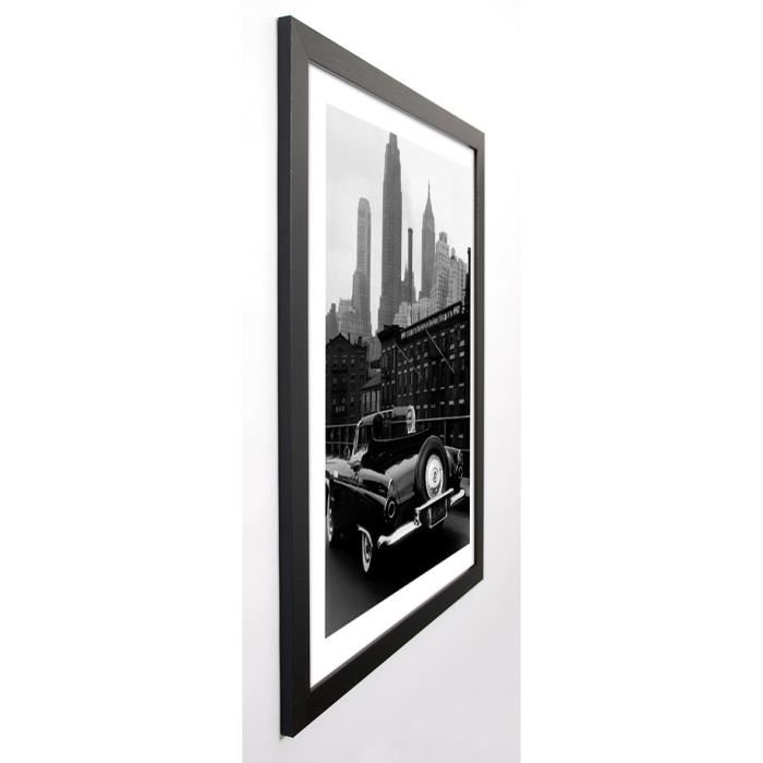 SHAW Image encadrée Marilyn in New York City 67x87 cm Noir