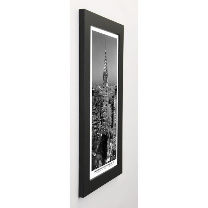 SILBERMAN Image encadrée Chrysler Building 29,7x57 cm Gris