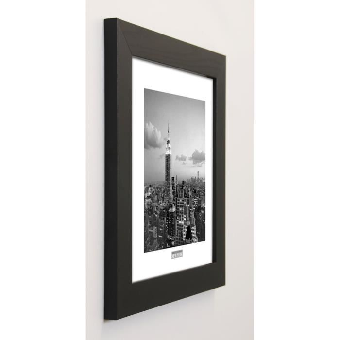 SILBERMAN Image encadrée Empire State Building 37x37 cm Gris