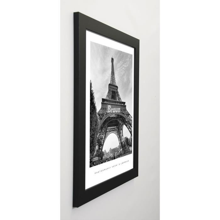 SILBERMAN Image encadrée La Tour Eiffel, Paris - 47x57 cm - Gris