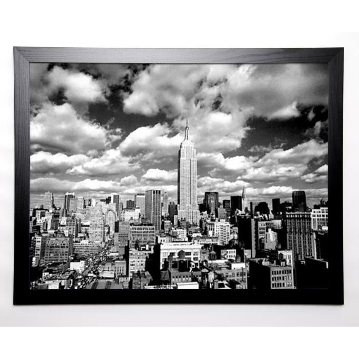 SILBERMAN Image encadrée Sky over Manhattan 67x87 cm Gris