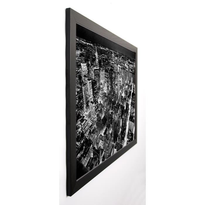 SILBERMAN Image encadrée Empire State, East View 67x87 cm Noir