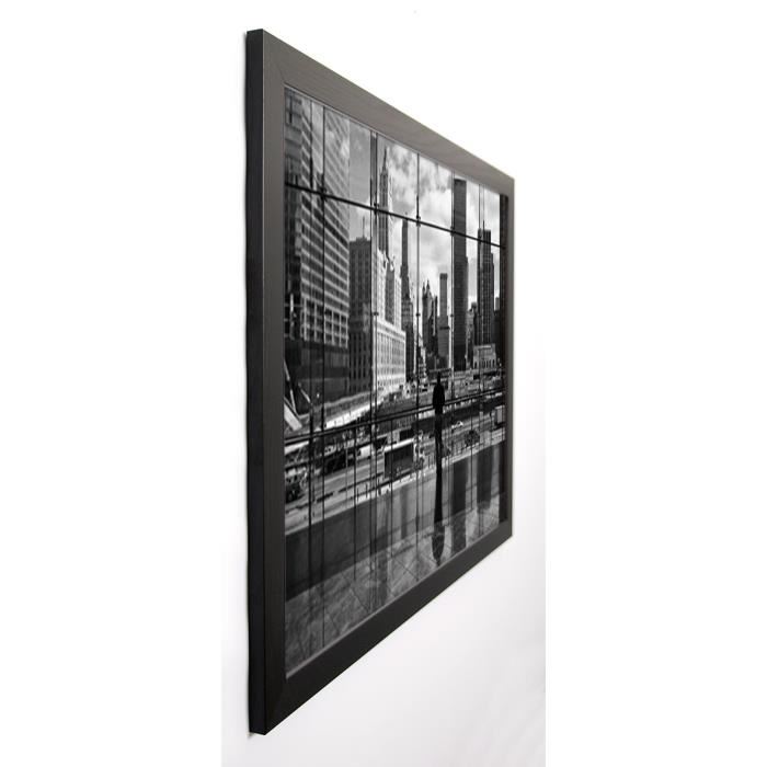 SILBERMAN Image encadrée Looking at Ground Zero 67x87 cm Gris