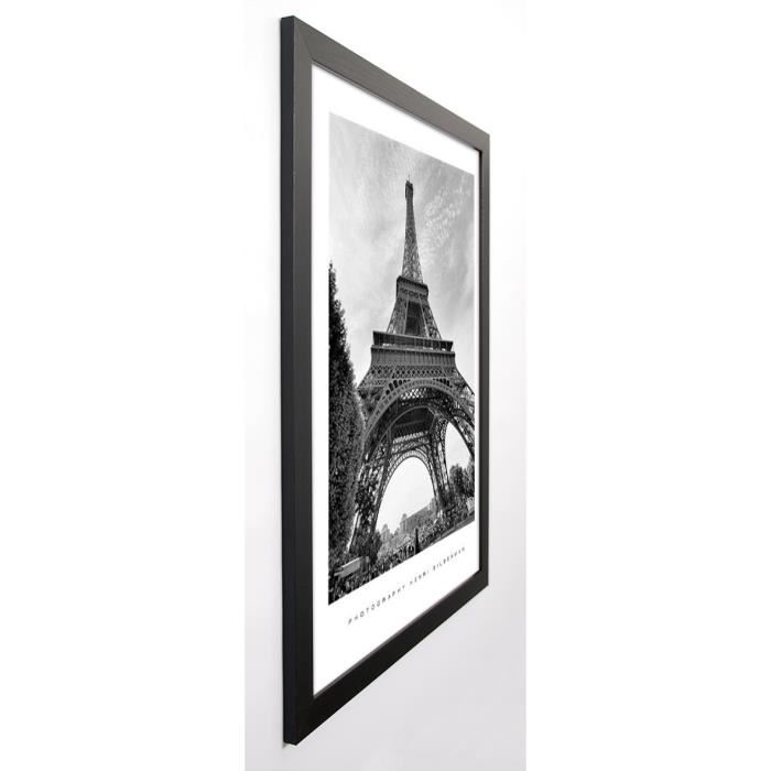 SILBERMAN Image encadrée La Tour Eiffel, Paris 67x87 cm Gris