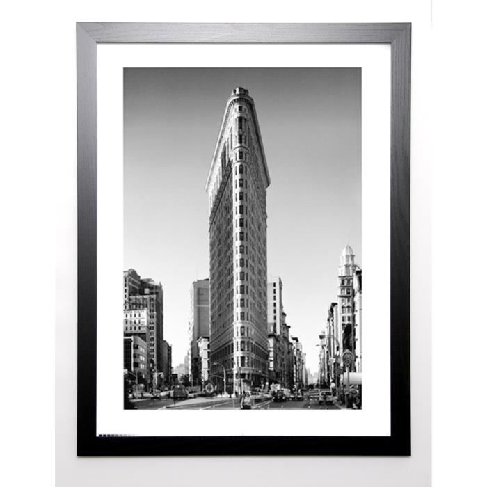 SILBERMAN Image encadrée Flatiron 67x87 cm Gris