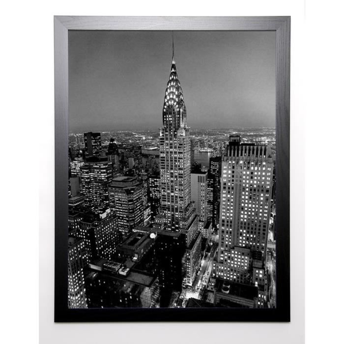 SILBERMAN Image encadrée Chrysler Building 67x87 cm Gris