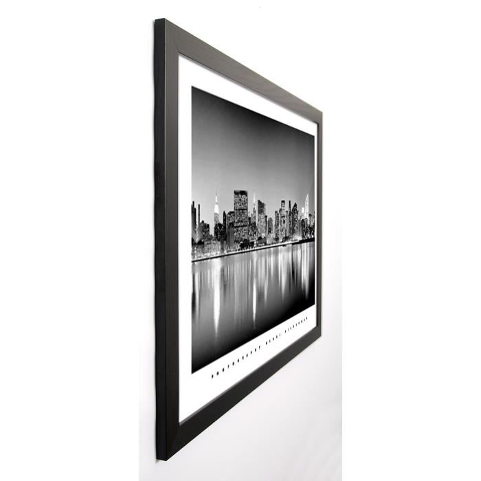 SILBERMAN Image encadrée Manhattan East Side 67x87 cm Gris