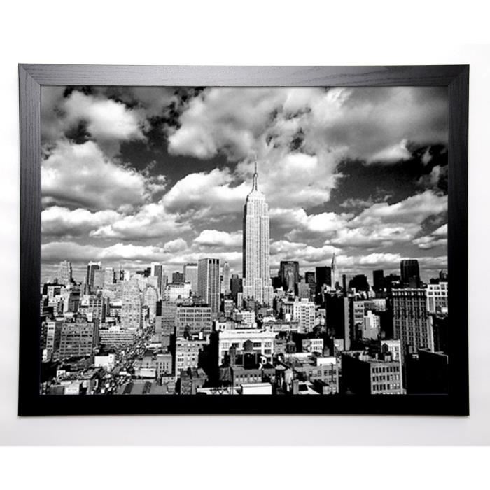 SILBERMAN Image encadrée Sky over Manhattan 67x87 cm Gris