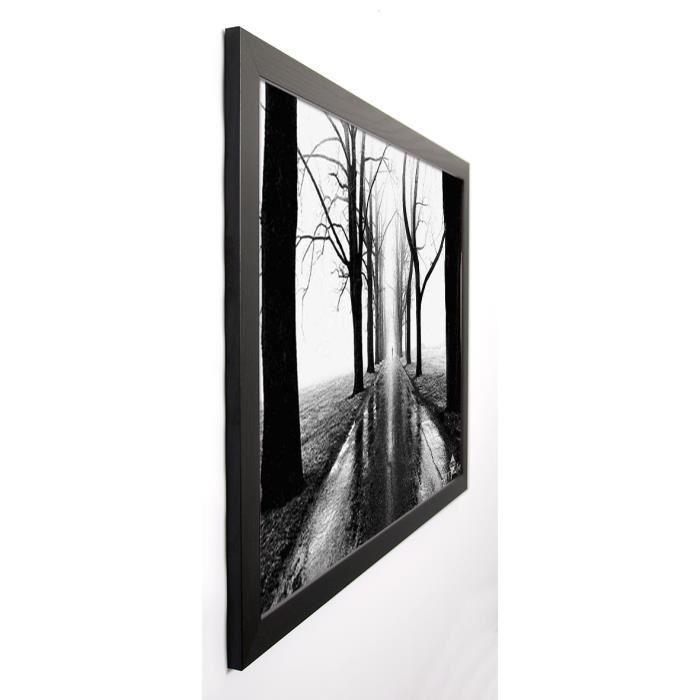 SILVER Image encadrée Jogger 67x87 cm Noir